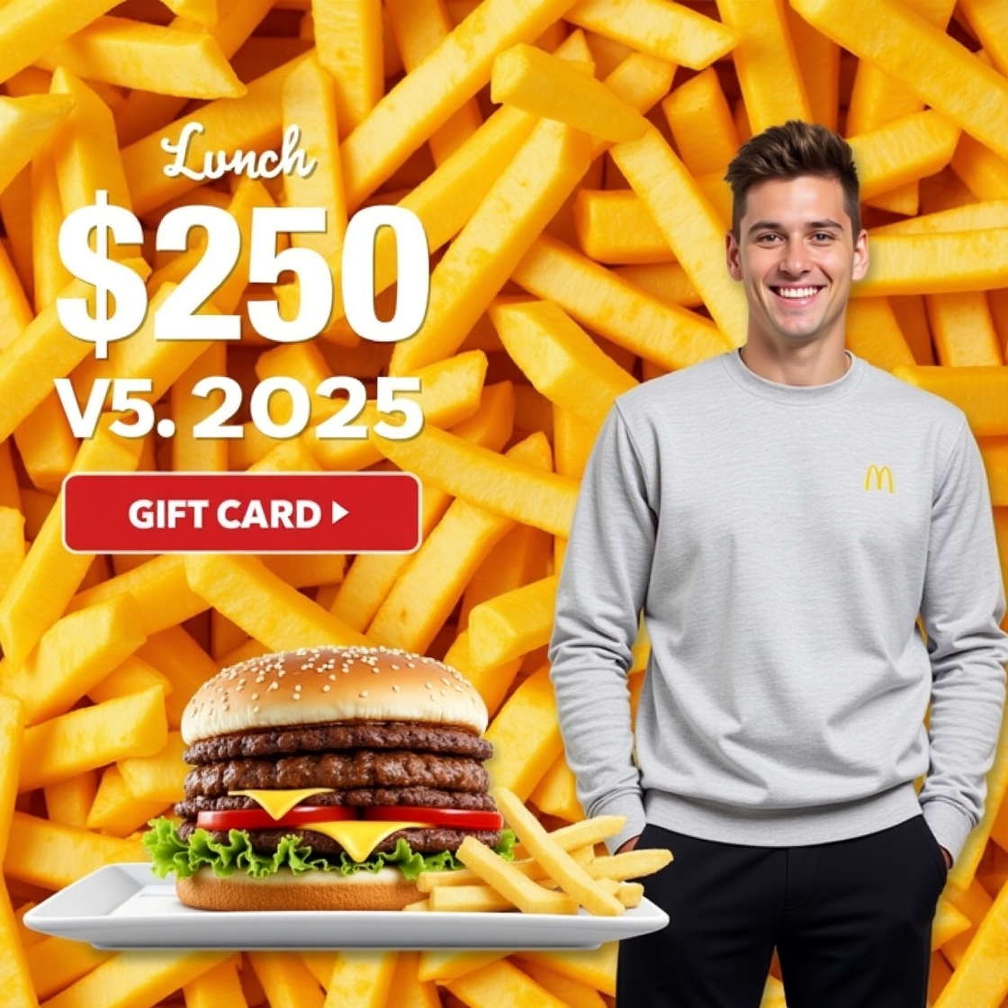Free McDonald’s Gift Card Code Generator – 100% Working in 2025